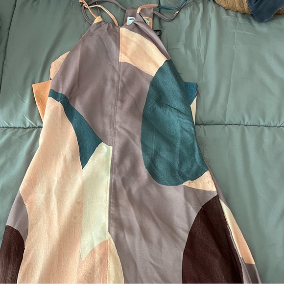 ASOS multi color maxi halter dress - Picture 5 of 5